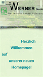 Mobile Screenshot of galabau-werner.de